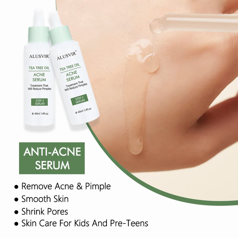 Skincare Set Manufacturer - Anti Acne Korean Natural Organic Tea Tree Moisturizing Facial Set