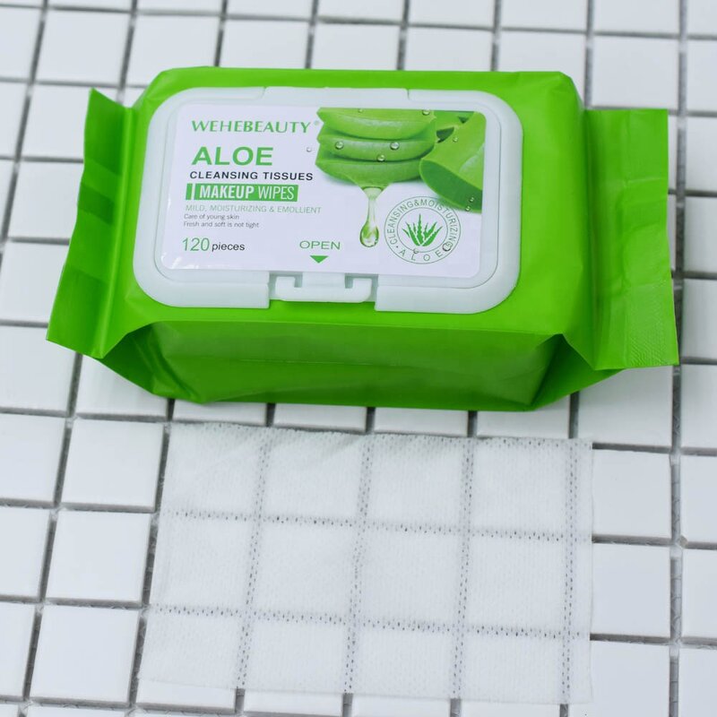 Makeup Remover Wipes - Manufacturer - Natural Vegan - Aloe Vera Microfiber - Face Cleansing Cloth