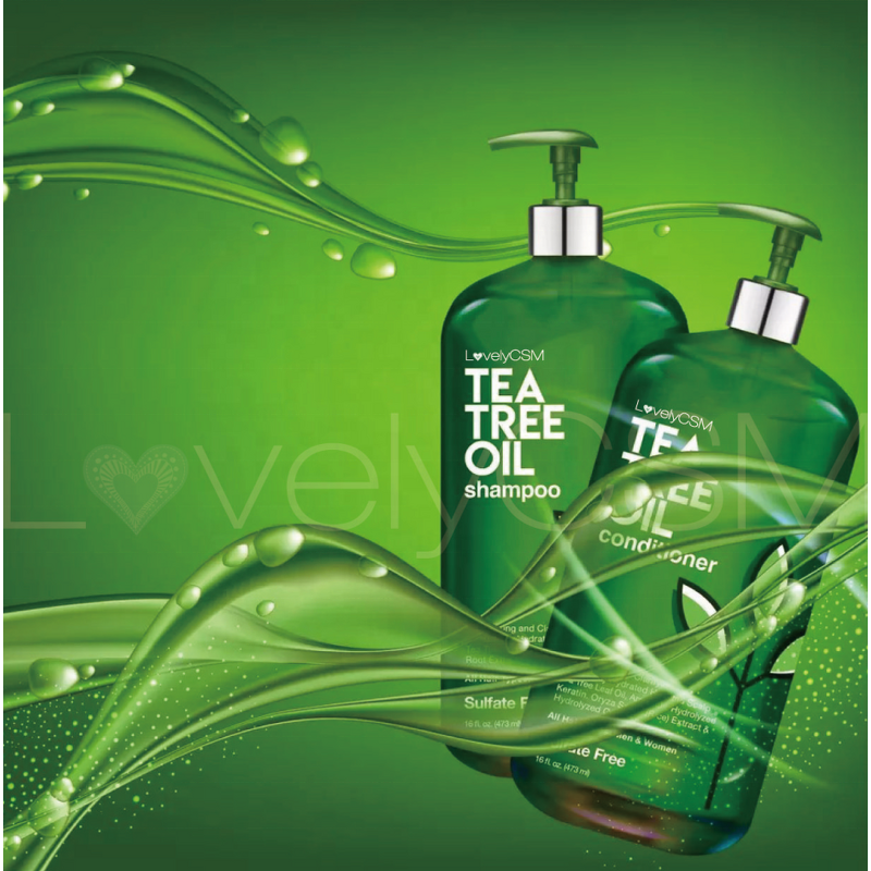 Shampoo Conditioner - Manufacturer - OEM Anti Hair Loss - Clear Aloe Peppermint - Tea Tree Oil Control