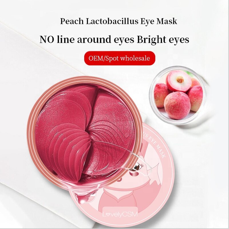 Eye Mask - Manufacturer - Peach Collagen - 24K Gold - Dark Circle Removal - Korean Moisturizing