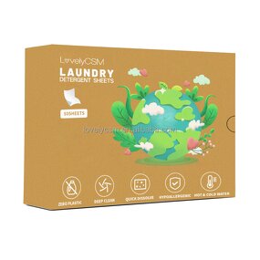 Laundry Sheets - Manufacturer - Eco-friendly High Grade - Dissolving - Floral Fragrance - Lasting Formula