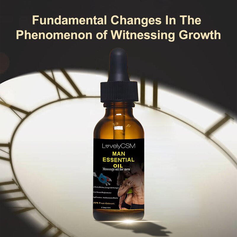 Massage Oil - Manufacturer - XXXL Men's Enlargement - Herbal Extracts - Biodegradable Sandalwood