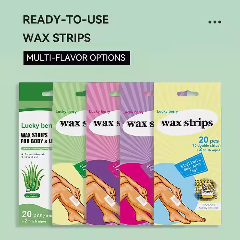 Wax Strip - Manufacturer - OEM Private Brand - Fast Effective - Depilatory Paper - Body Facial Removal