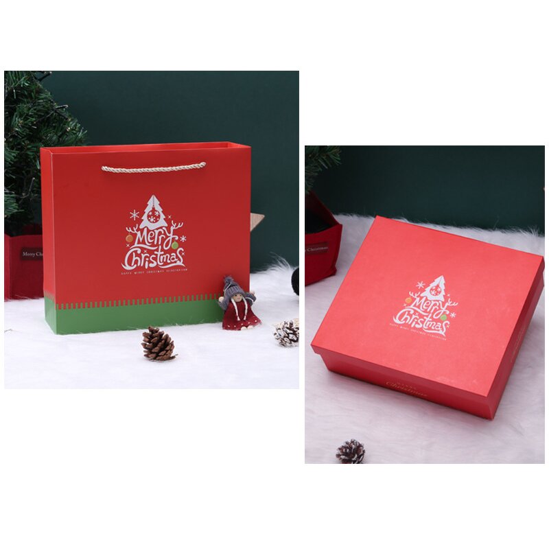 Gift Box - Manufacturer - Christmas Jewelry - Paper Cardboard - Matt Gift Packing - Santa Design