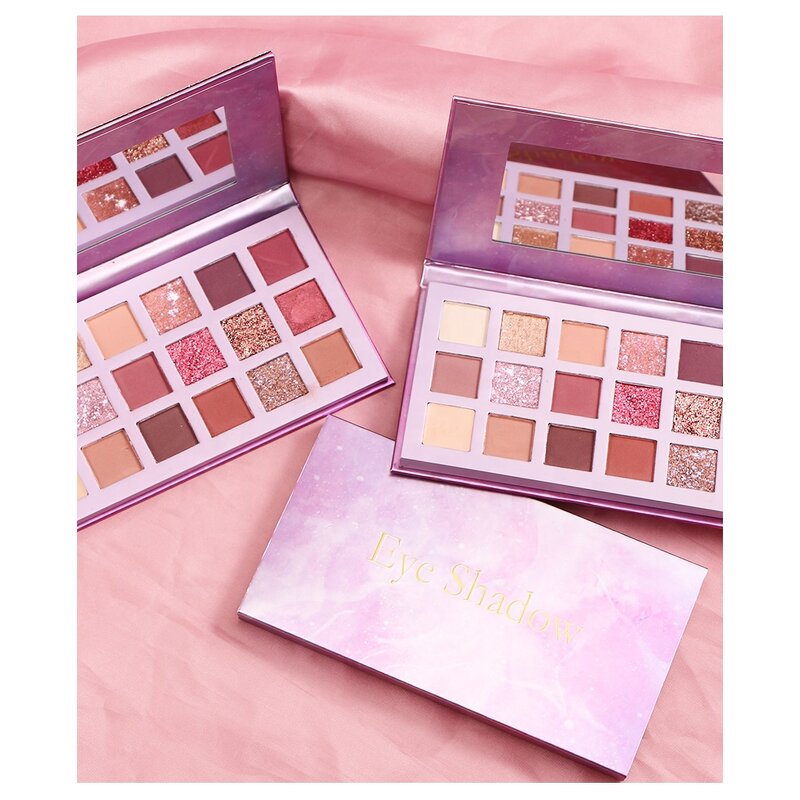 Eye Shadow Palette - Manufacturer - 18-Color - High Pigment Waterproof - Mineral Matte Powder