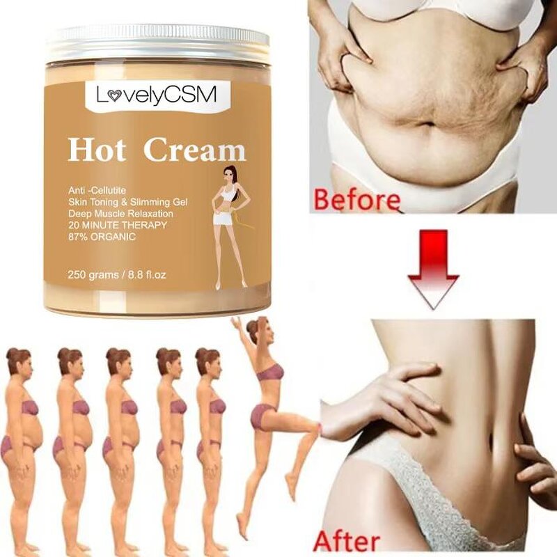 Slimming Cream - Manufacturer - OEM Anti Cellulite - Fat Burner Gel - Men Women - Massage Formula