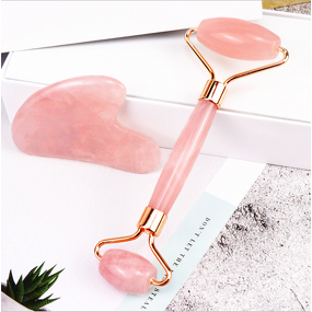 Skin Care Tool - Manufacturer - Quartz Gua Sha Set - Anti-Aging - Facial Jade Roller - Face Care