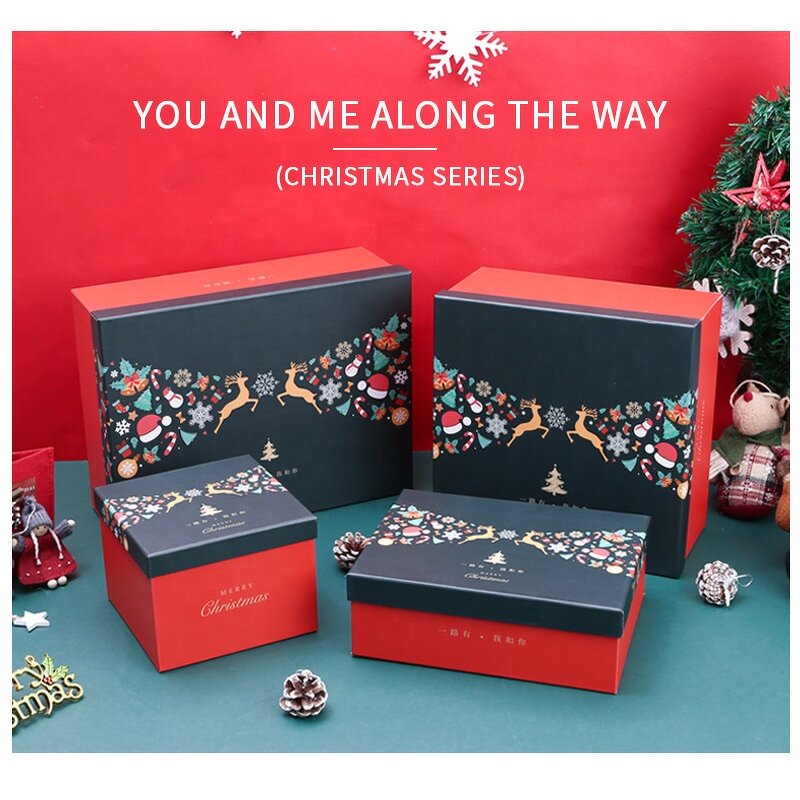 Gift Box - Manufacturer - Recyclable Cardboard - Santa Claus Decoration - Matt Lamination Storage