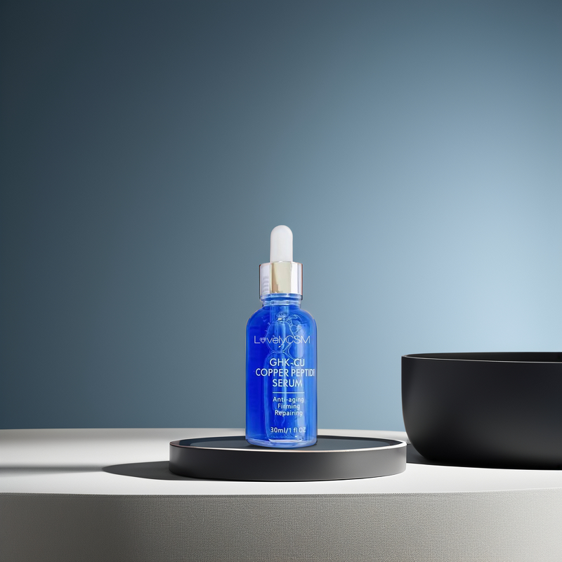 Face Serum - Manufacturer - 30ml GHK Cu Vial - Blue Copper Peptide - Anti-Aging Repair - Skin Care