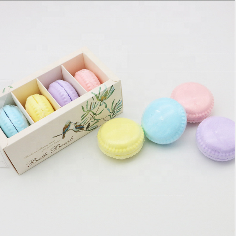 Bath Bombs Set - Manufacturer - Organic Mini - Customized Fragrance - Macaroon Shape - Bath Accessory