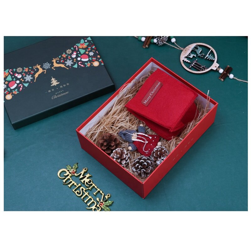 Gift Box - Manufacturer - Recyclable Cardboard - Santa Claus Decoration - Matt Lamination Storage