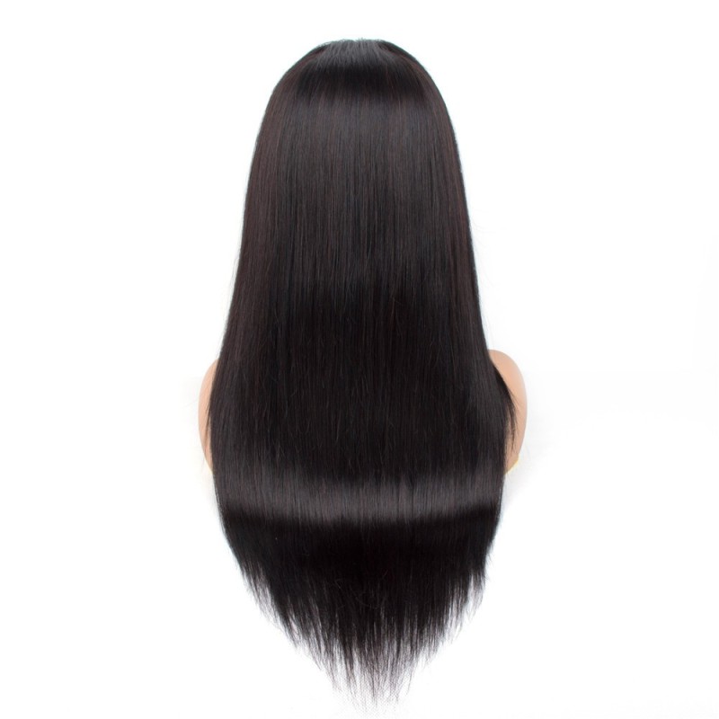 Front Lace Wig Supplier - OEM Real Human Hair Long Straight Glueless Design