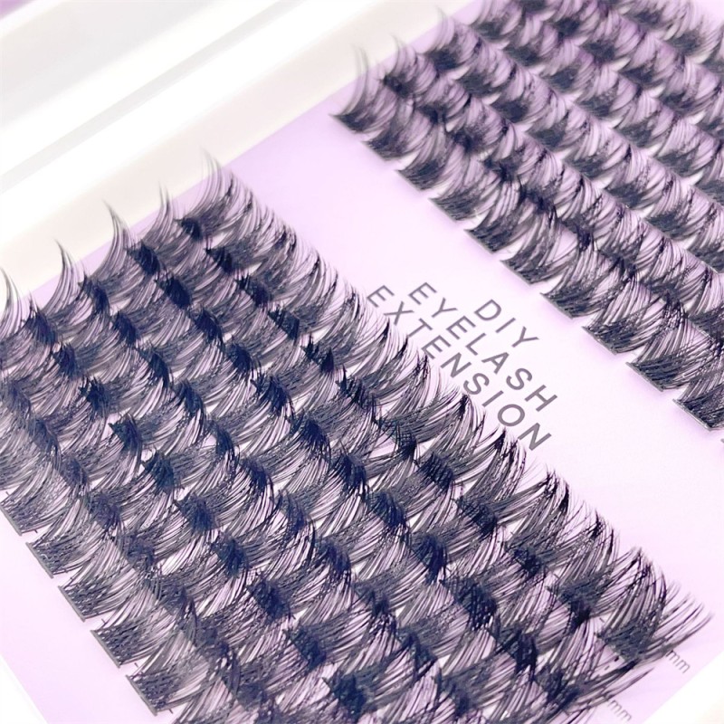 Cluster Eyelashes Set Manufacturer - OEM 16 Styles 8-16mm Mixed Segmental Lashes