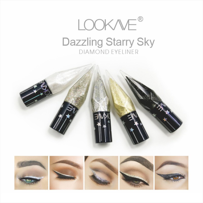 Glitter Eyeliner Supplier - OEM Dazzling Starry Sky Waterproof Liquid Eyeliner