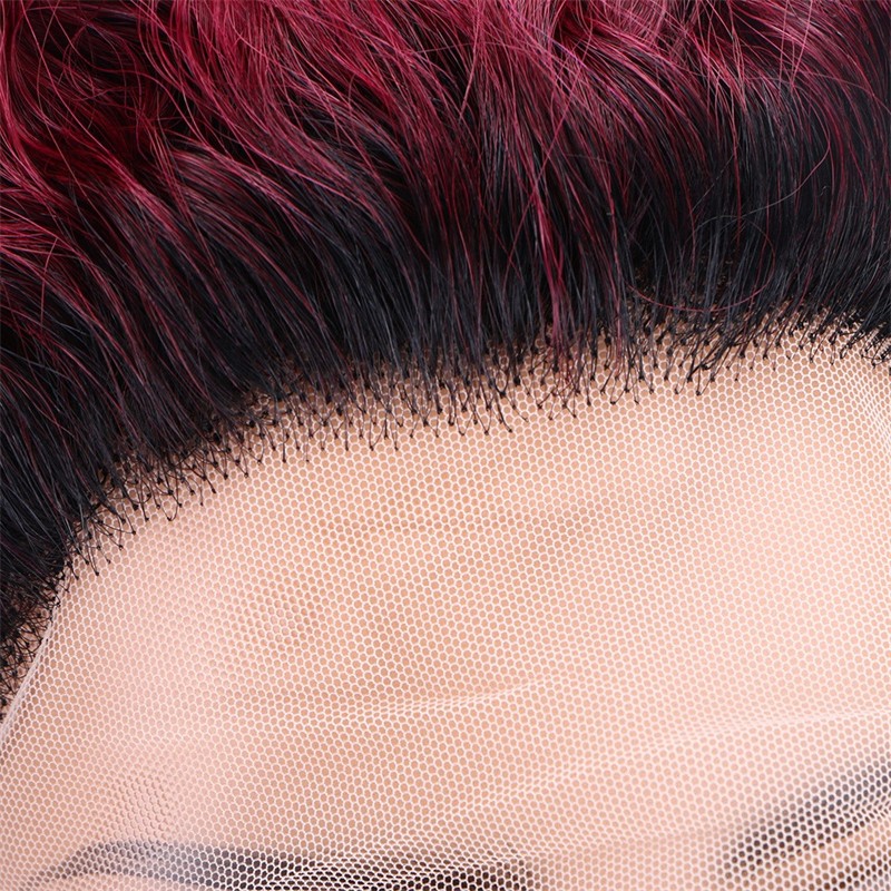 Human Hair Wigs Manufacturer - OEM Full Frontal Pixie Cut Raw Curly Wigs