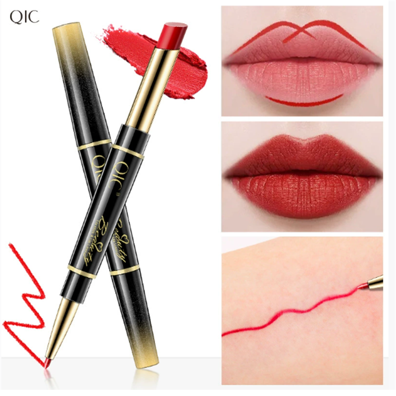 Lip Liner Set Supplier - OEM For QIC 2-in-1 Double-Ended Vegan Matte