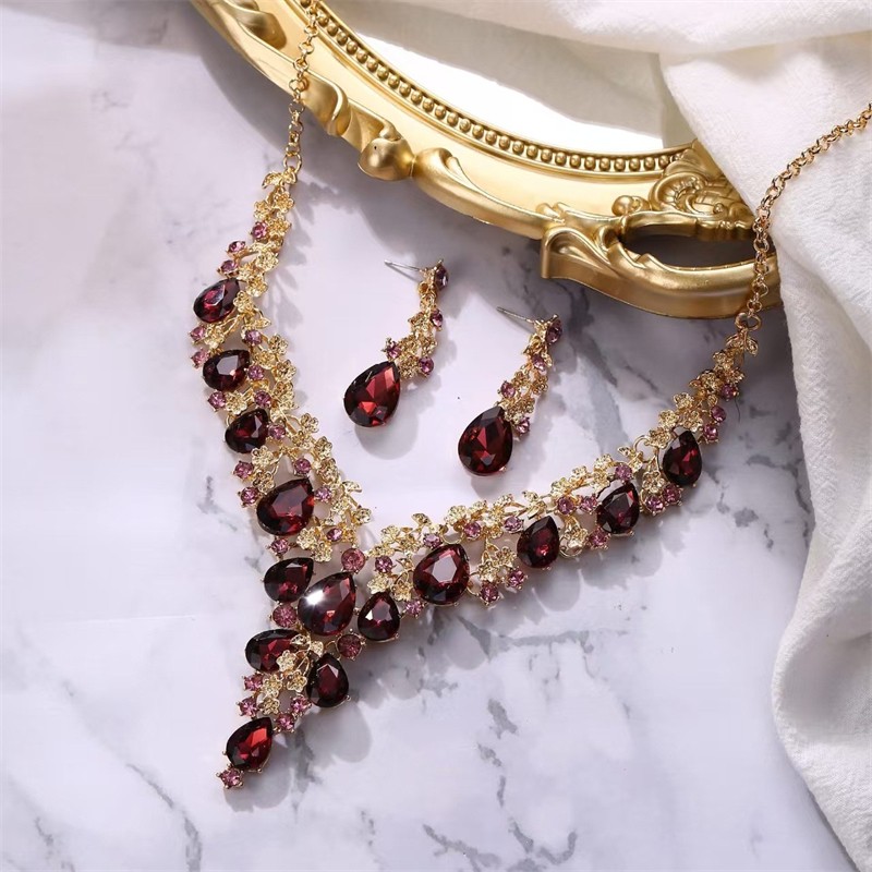 Bridesmaid Set Factory - OEM New Classic Zircon Party Accessories Wedding Gift