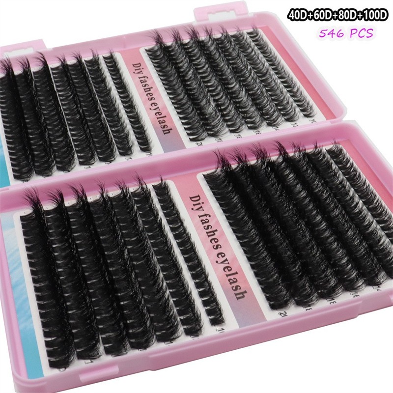 DIY Eyelash Book Manufacturer - OEM Single Tuft Large Capacity Mixed Segmented
