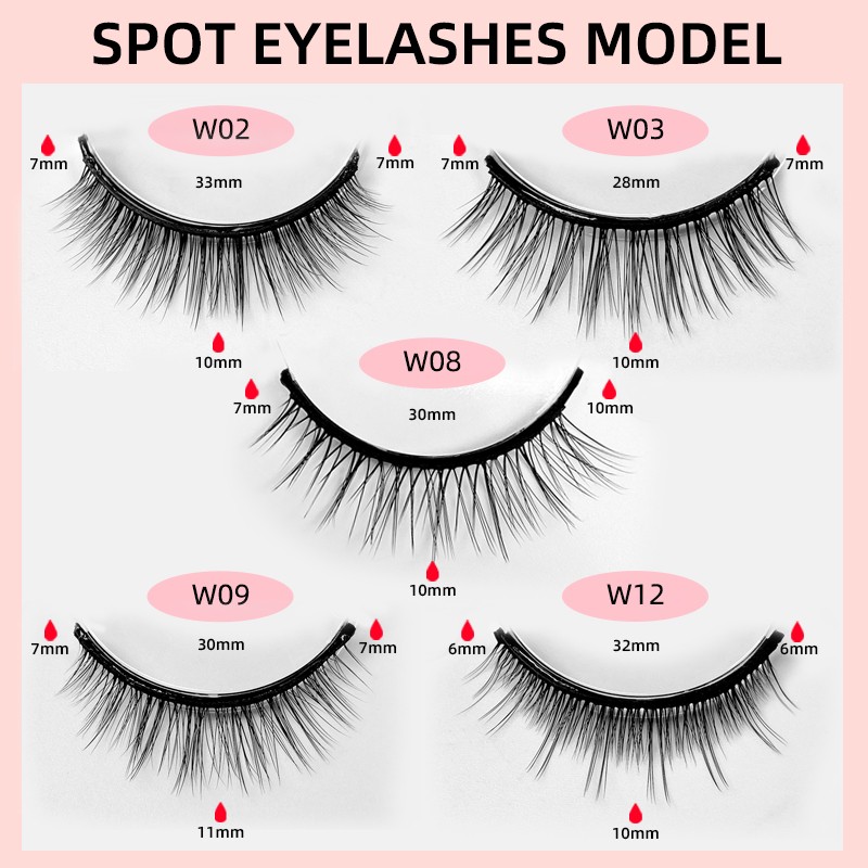 Lazy Eyelashes Supplier - OEM Custom Hot-selling 3 Pairs Glue-free Paste Firmly