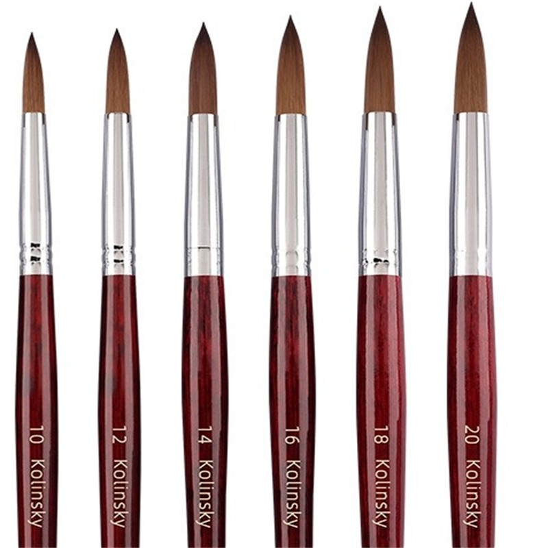 Beauty Pen Manufacturer - OEM Professional Kolinsky Mixed Mink Carved Wood