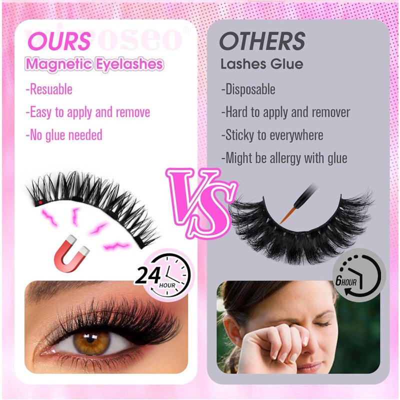 European Magnetic Eyelashes Factory - OEM Lightweight Reusable Fur Soft Natural