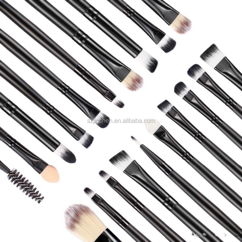 Fan Brush Set Supplier - OEM 20pcs Bi-Color Gradient Non-Floating Professional