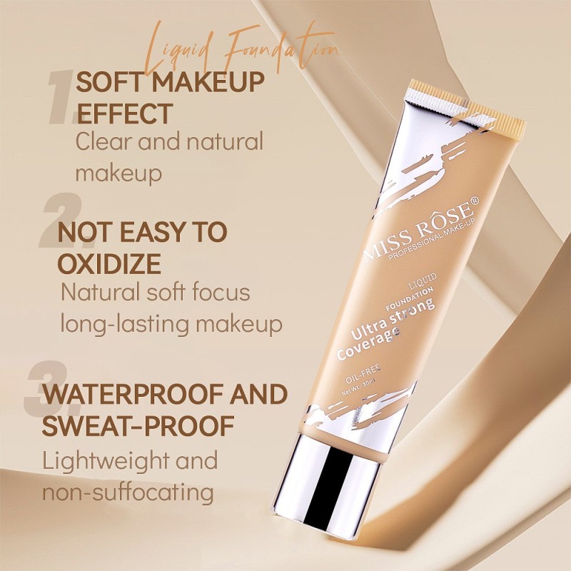 Foundation Cream Factory - OEM Dark Skin Moisturizing Oil-Control Long-Lasting