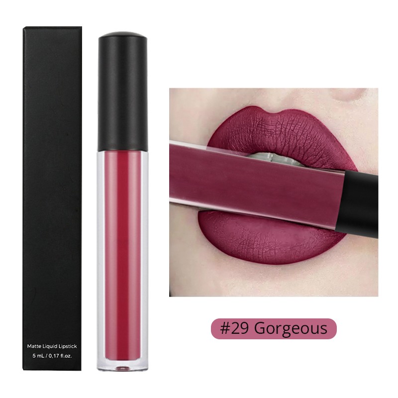 Liquid Lipstick Supplier - OEM Long-lasting Matte Waterproof Multi-Color Gel
