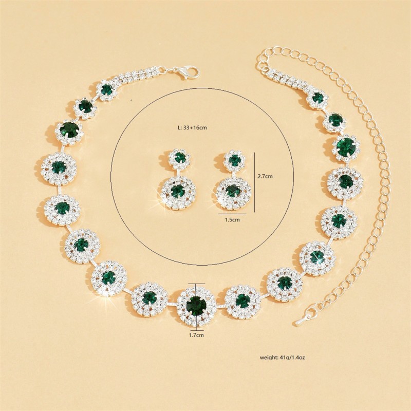 European Jewelry Factory - OEM Cross-border Drop-shaped Vintage Luxury Collar