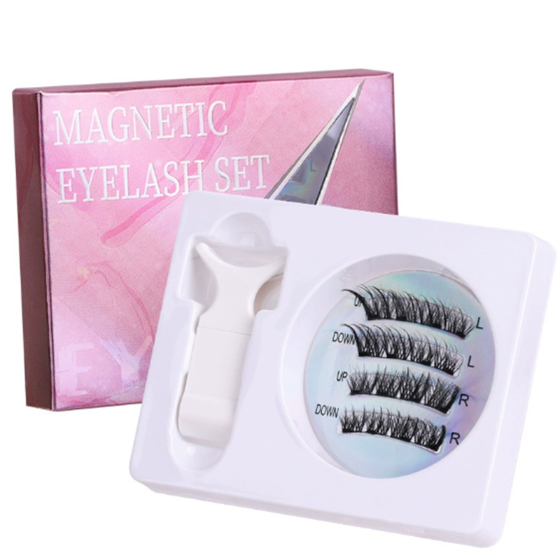 Magnetic Eyelash Set Manufacturer - OEM Fixed-Position Light Weight Reusable Silk