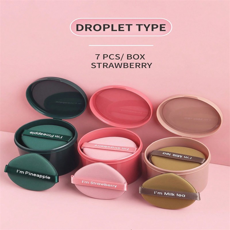 Beauty Puff Factory - OEM 7 Piece/Set High Density Sponge Air Cushion Puff