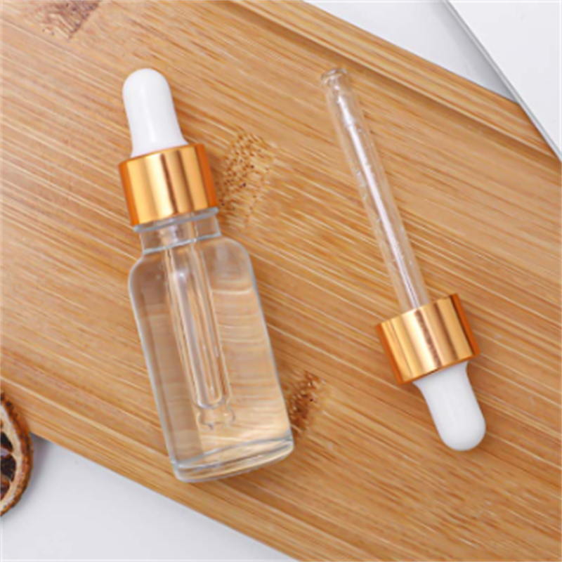 Dropper Bottle Manufacturer - OEM Clear Plastic-Head 5-100mL Empty Glass Bottle