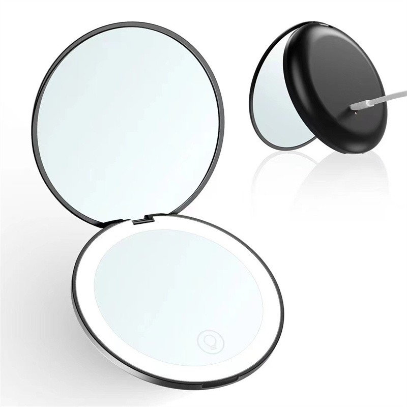 LED Makeup Mirror Supplier - OEM Personalized 2 Side Folding Pocket Mirror