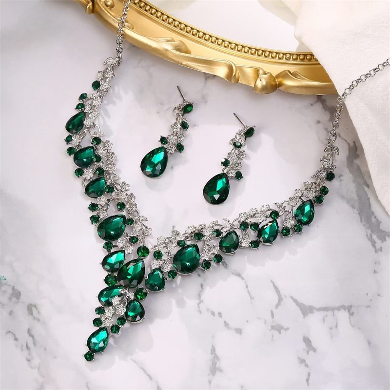 Bridesmaid Set Factory - OEM New Classic Zircon Party Accessories Wedding Gift