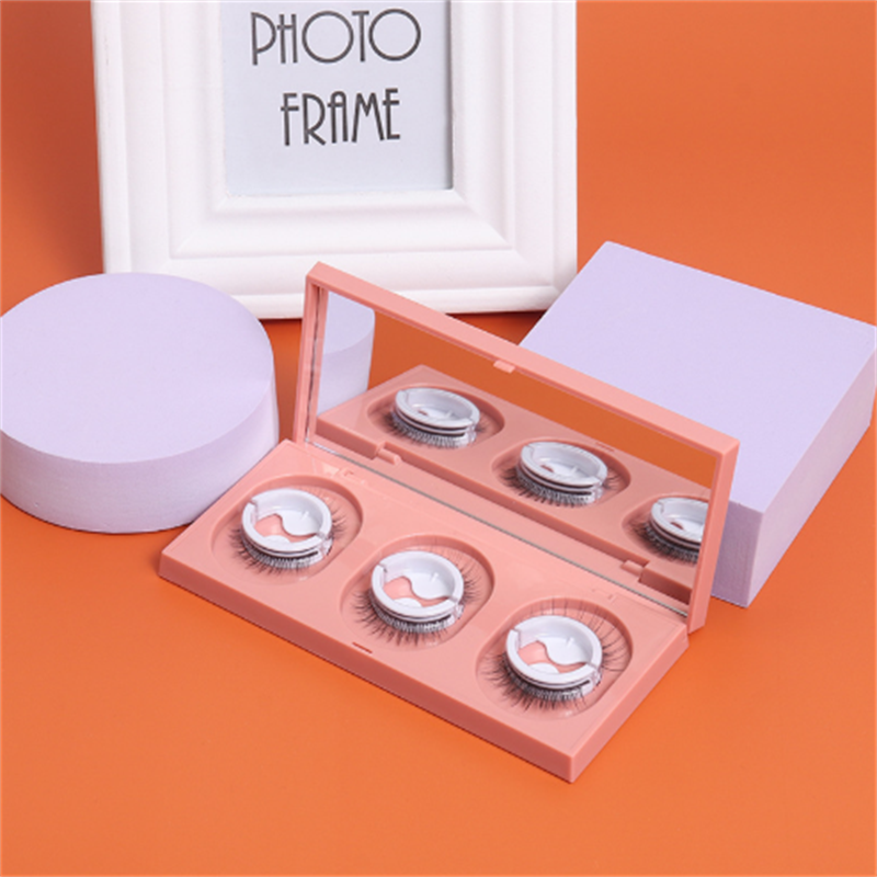 Full Strip Eyelashes Factory - OEM 3 Pairs/Box Ultra-fine Black Terrier Curling