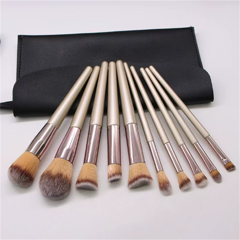 Graded Brush Set Factory - OEM 10/14pcs Silver Space Grey Multi-Purpose Brush
