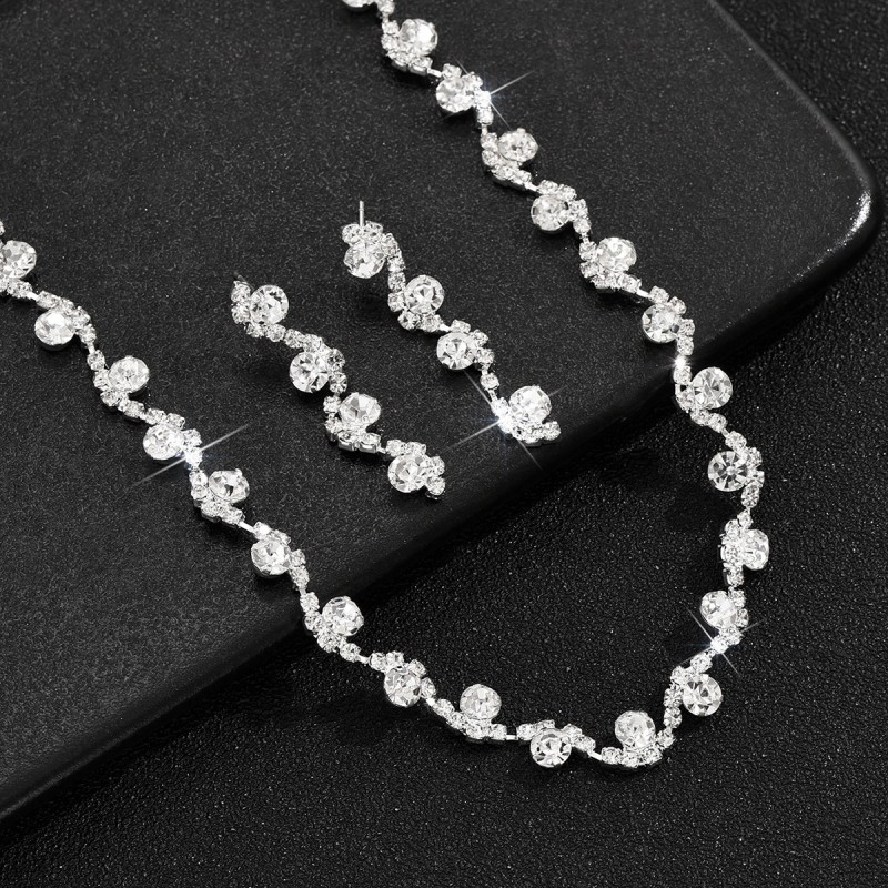 Luxury Jewelry Supplier - OEM European American Full Diamond Claw Chain Set