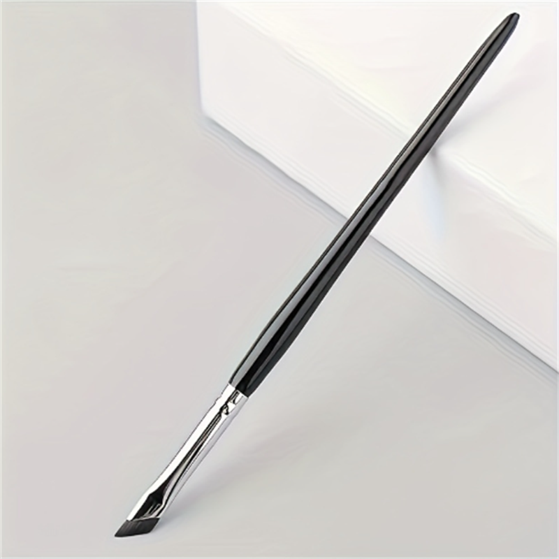 Synthetic Hair Brush Manufacturer - OEM 2-Piece Black Handle Soft Smooth Eye Brush