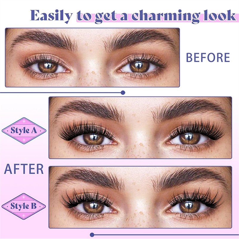 Quantum Magnet Eyelash Set Manufacturer - OEM Professional 3D Four Firm Fixing Soft