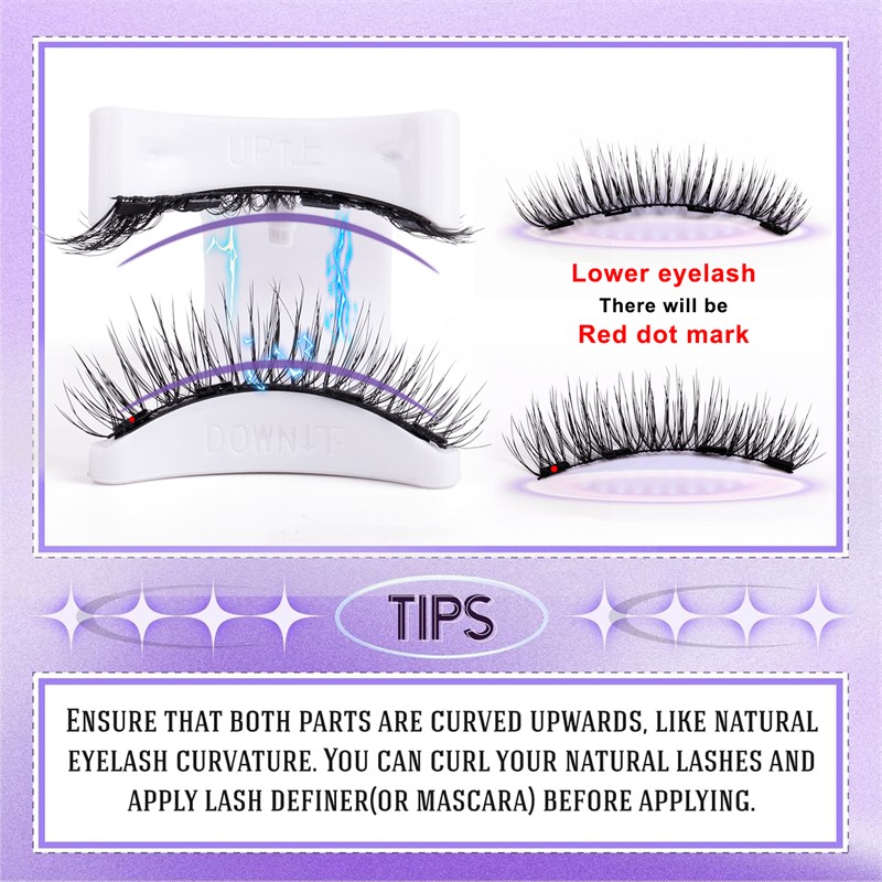 Quantum Magnet Eyelash Set Manufacturer - OEM Professional 3D Four Firm Fixing Soft