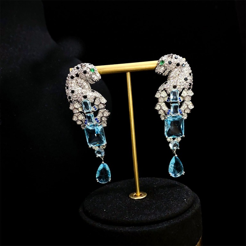 Zircon Necklace Set Supplier - OEM Full Zircon Necklace Set with Trendy Earrings