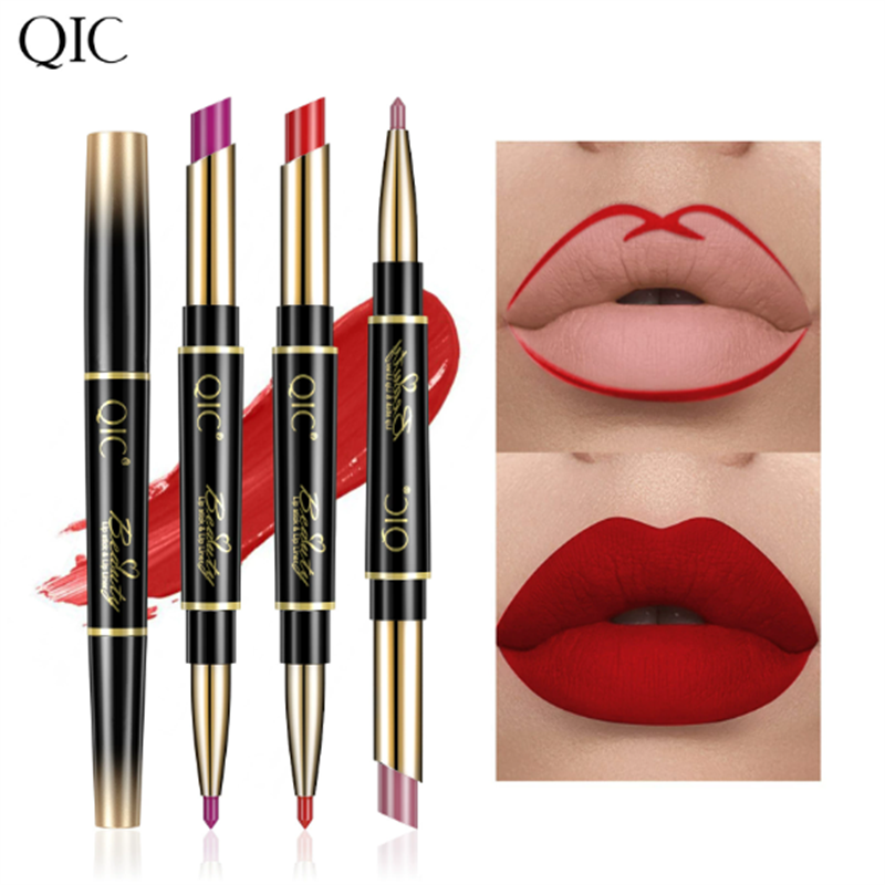 Lip Liner Set Supplier - OEM For QIC 2-in-1 Double-Ended Vegan Matte