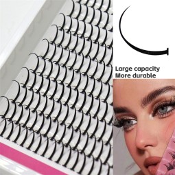Segmented False Eyelashes Manufacturer - OEM 12-rows Mixed 10-20mm Volume Premade