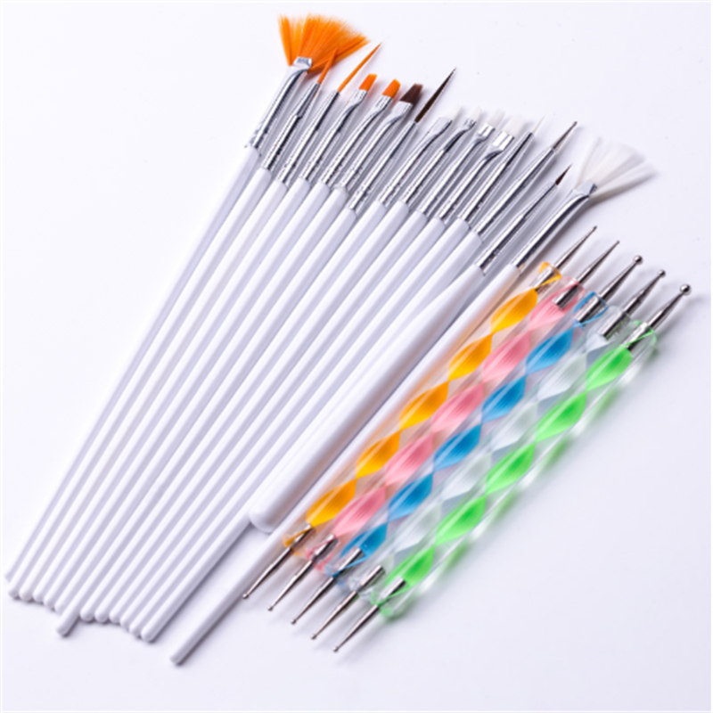 Nail Art Brush Set Factory - OEM Spiral Point Drill Flower Painting Line