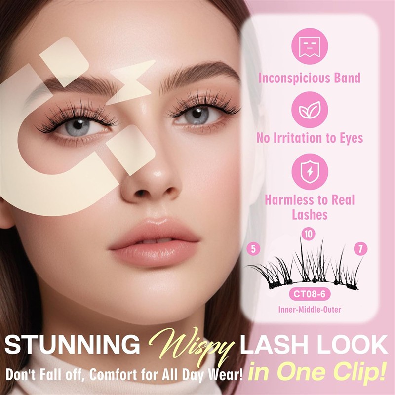 5D Magnetic Eyelashes Manufacturer - OEM European Lightweight Reusable 3D Mink