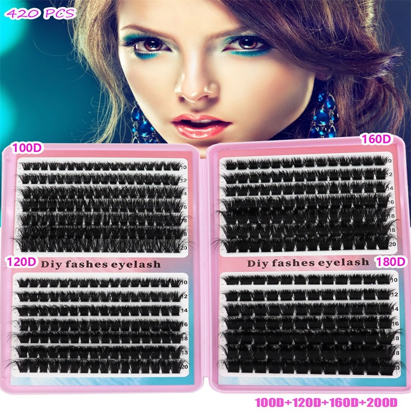 Large Capacity Eyelash Book Factory - OEM 28 Rows Natural Soft Mink Tuft 10-20mm