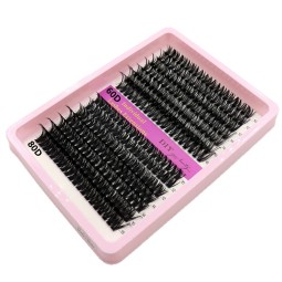 Black Cluster Eyelashes Manufacturer - OEM Multi-layer 40D-160D Fluffy Segmented
