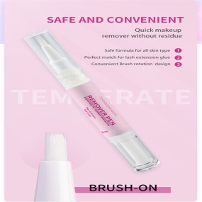 Eyelash Extension Remover Factory - OEM Gentle Gel Pen Non-Drip Cleaning Formula