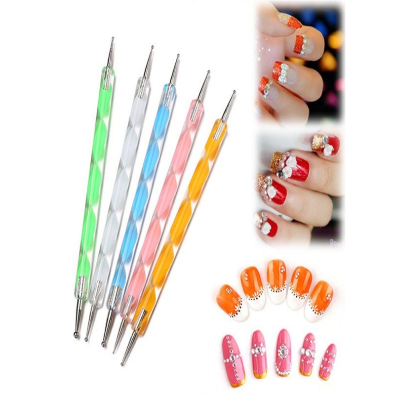 Nail Art Brush Set Factory - OEM Spiral Point Drill Flower Painting Line
