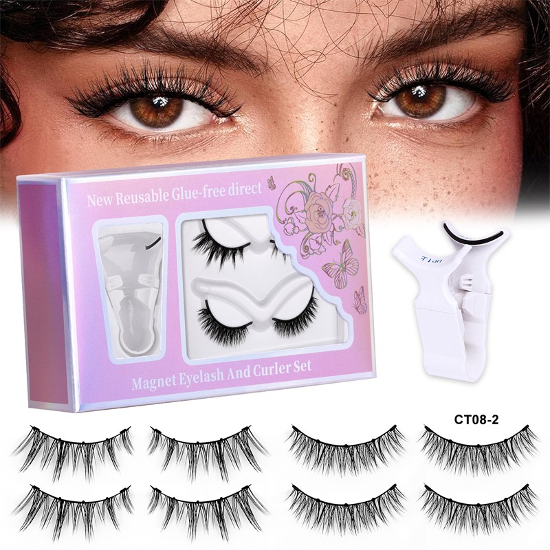 5D Magnetic Eyelashes Manufacturer - OEM European Lightweight Reusable 3D Mink